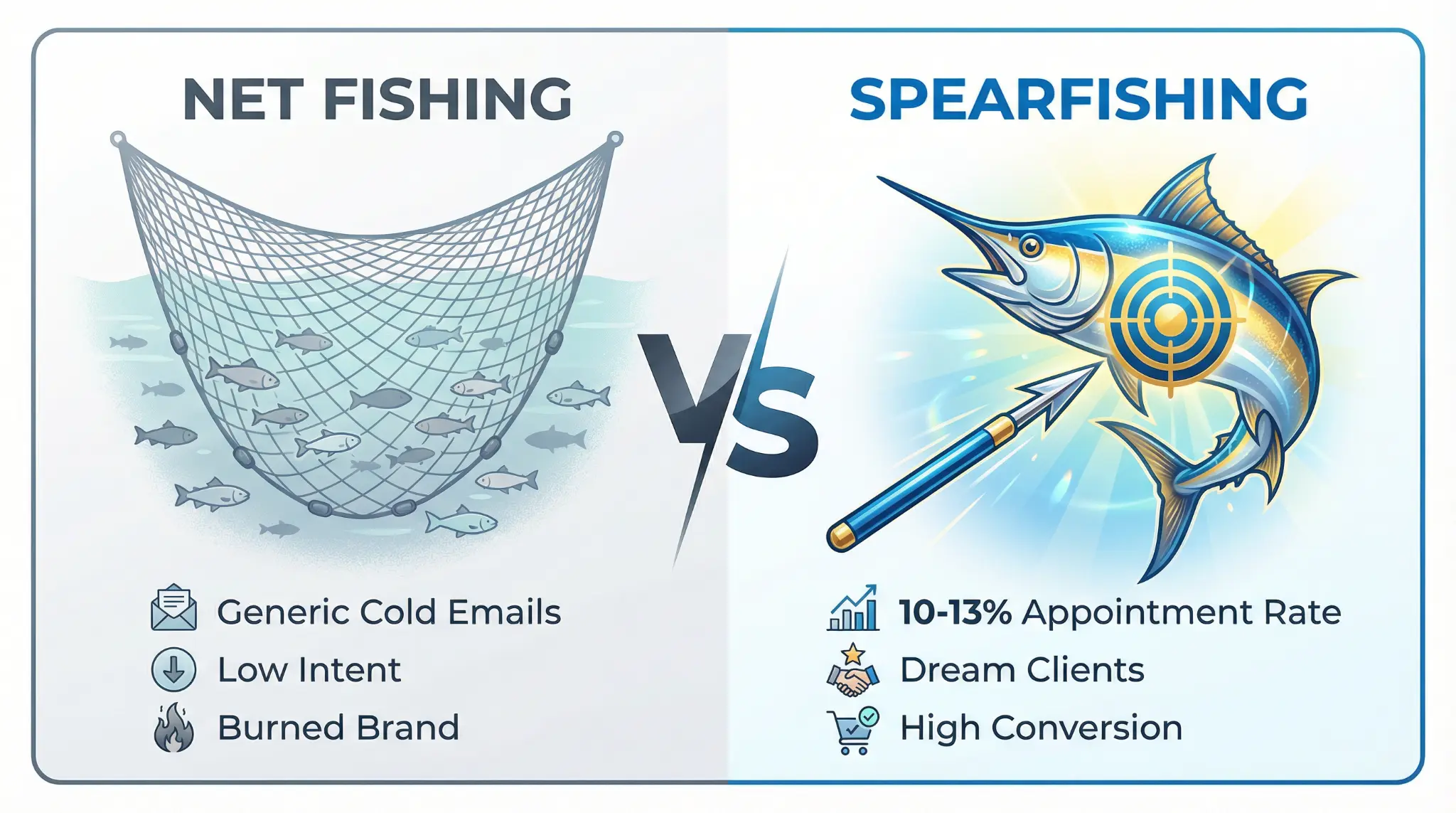 Spearfishing vs Net Fishing Comparison