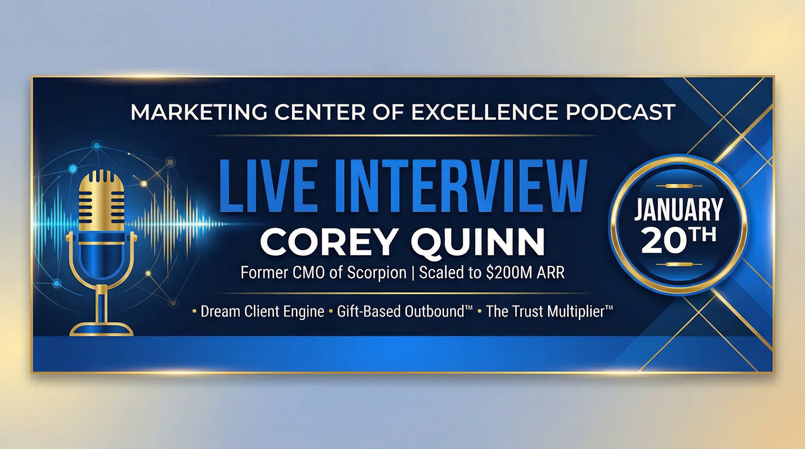 Podcast Announcement - January 20th